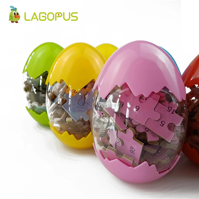 lagopus Wooden Puzzle Animal Dinosaur Eggs Jigsaw Educational Toys for Children Preschool Kids Toy Random Color | Игрушки и хобби