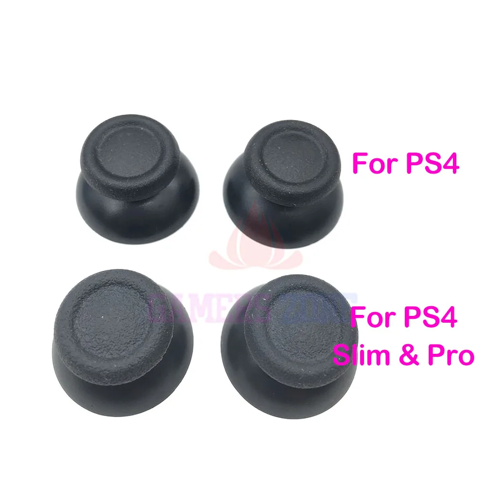 2 шт. черный серый резиновый аналоговый верхний чехол для PS4 Slim& Pro контроллер Джойстик Кнопка игровой джойстик Крышка