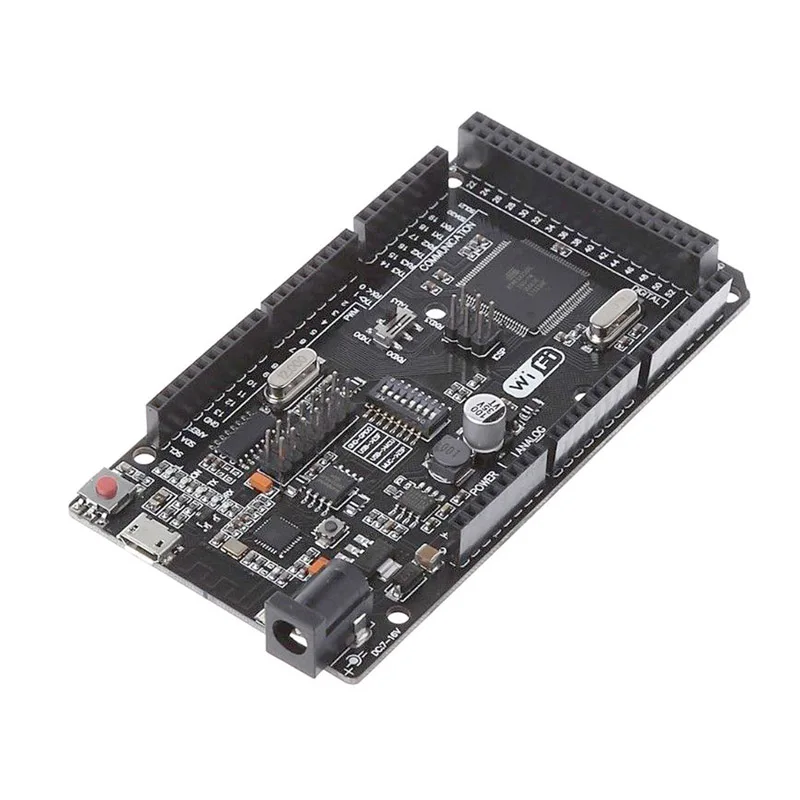 Mega2560 + WiFi R3 ATmega2560 ESP8266 32 Мб USB TTL памяти совместим с Mega NodeMCU для WeMos ESP8266|Интегральные