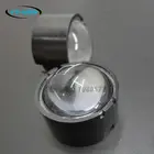 Держатель объектива Черный + полукруглый выпуклый 23 мм светодиодный объектив 60 градусов оптический класс PMMA линзы для отражателя объектива, 50 комплектов