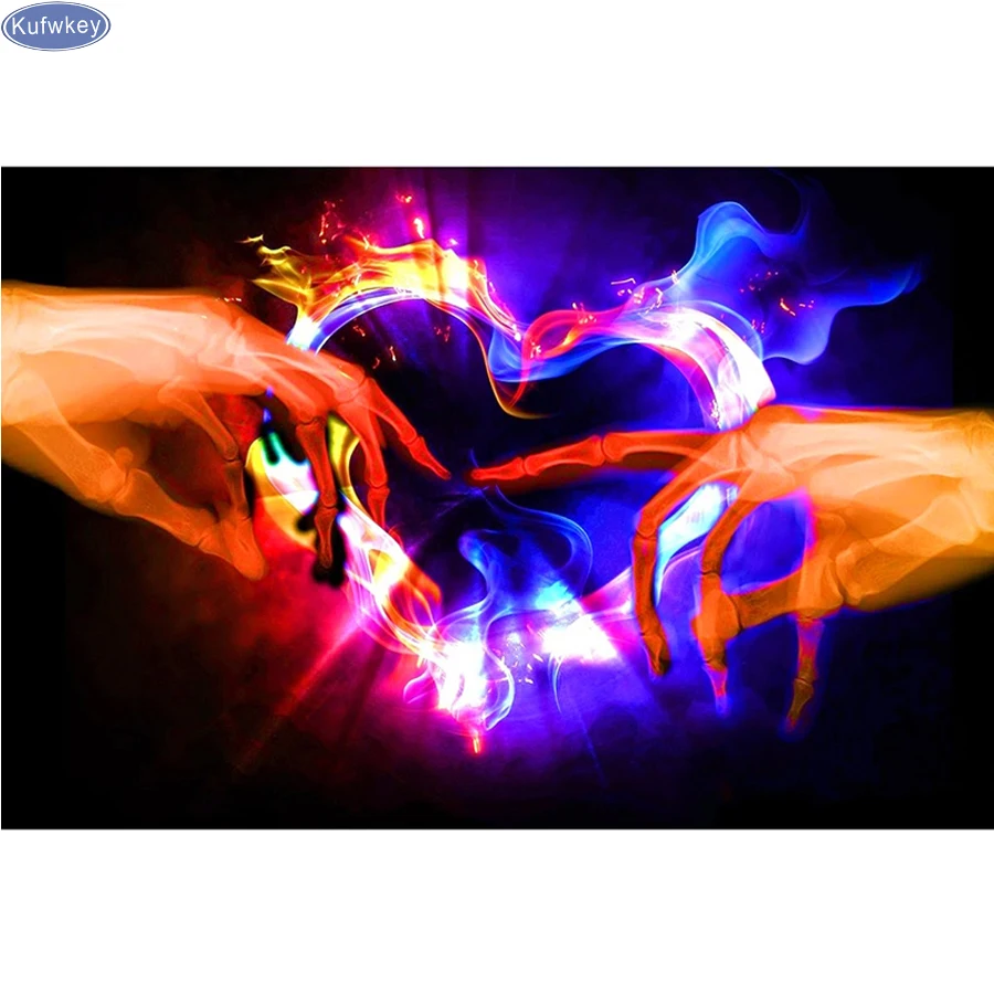 

diamond mazayka,Full Square Diamond 5D DIY Diamond Painting "Love Heart" 3D Embroidery Cross Stitch Mosaic Painting Home Decor