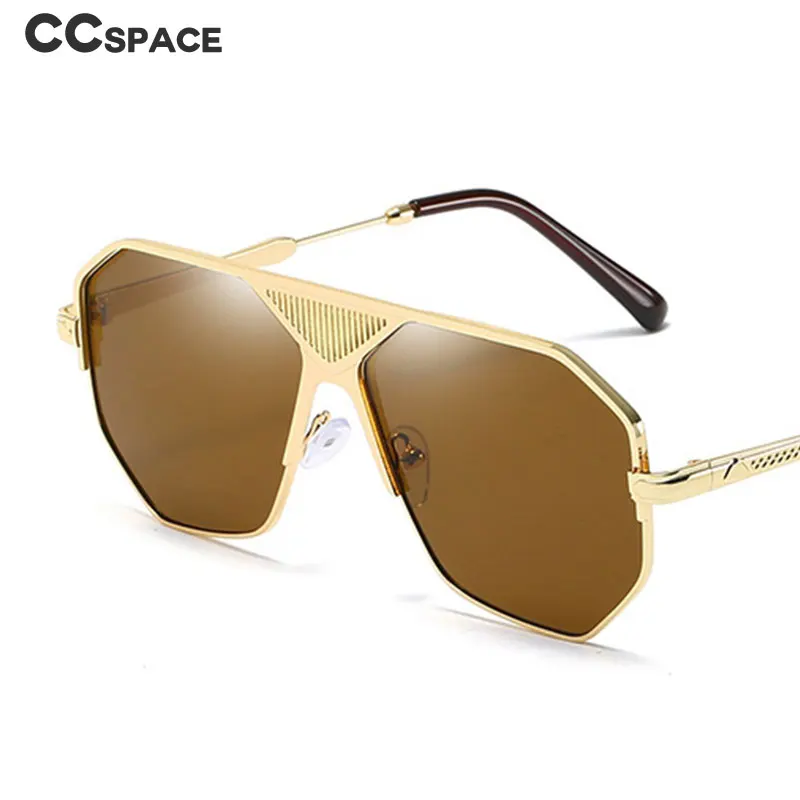 Ретро паровой панк Солнцезащитные очки Квадратные мужские и женские