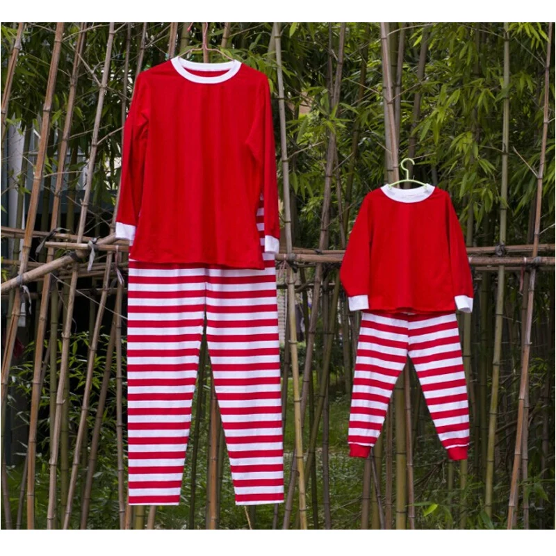 Новая Мода 2016 семейное рождество пижамы Плюс Размер Christmas XMAS pijama infantil дети набор