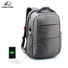 Kingsons брендовый внешний usb-рюкзак для ноутбука с защитой от кражи, сумка для ноутбука 15,6 дюйма для деловых мужчин и женщин, водонепроницаемая