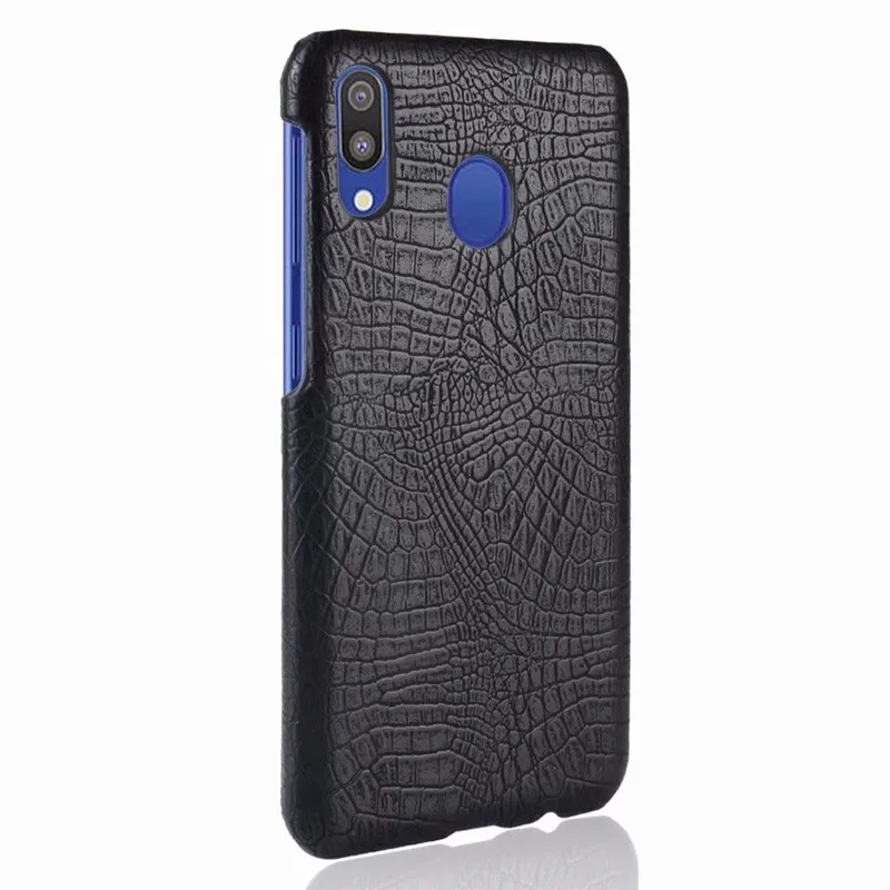 Чехол для Samsung Galaxy A20 6 4 дюйма Жесткий из искусственной кожи телефона A205F A205