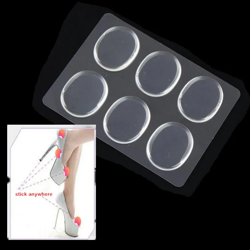 1 упаковка/6 шт протекторы обувной пятки гель для ухода за кожей ног невидимые
