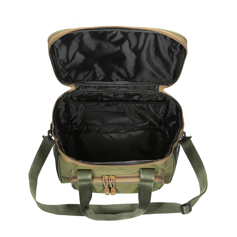 

Lixada New Portable Multifunction Fishing Bag Canvas Fishing Lure Reel Shoulder Waist Backpack Bag for Carp Pesca 37 * 25 * 25cm