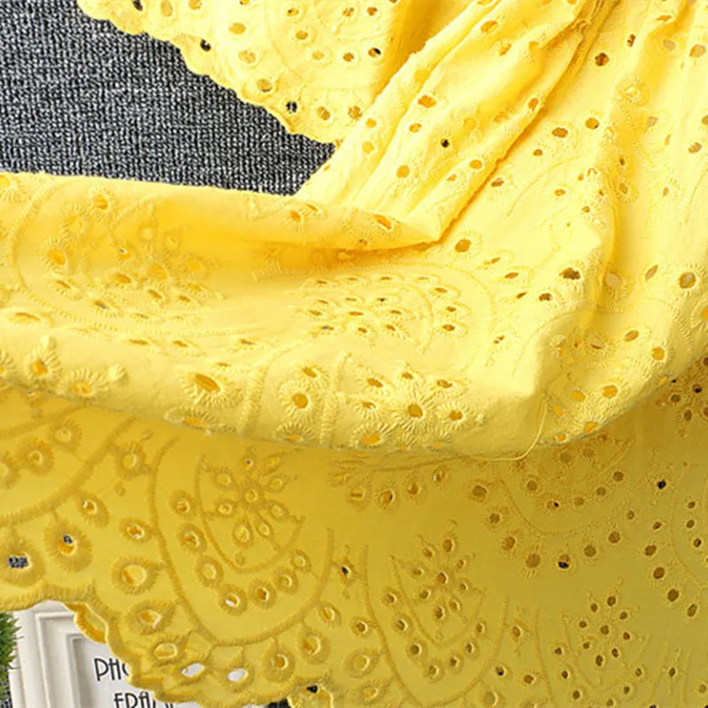 Sweet Chic Embroidery Women Blouse And Top Flare Sleeve Beach Summer Set V Neck Hollow Out Yellow Shirt +Camis 2 Pieces Babydoll | Женская