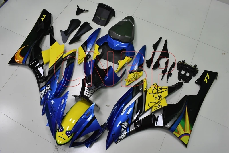 Набор для всего тела YZF R6 2006 2007 комплекты кузова акулы YZF600 обтекатель 06 без