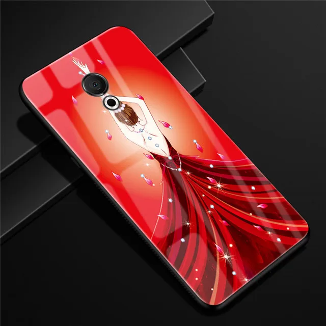 Для Meizu 15 Lite M15 чехол из закаленного стекла жесткий чехол для Meizu 15 Lite M15 чехол для задней панели для Meizu M15 15 Lite M871Q M871H чехол s - Color: 20