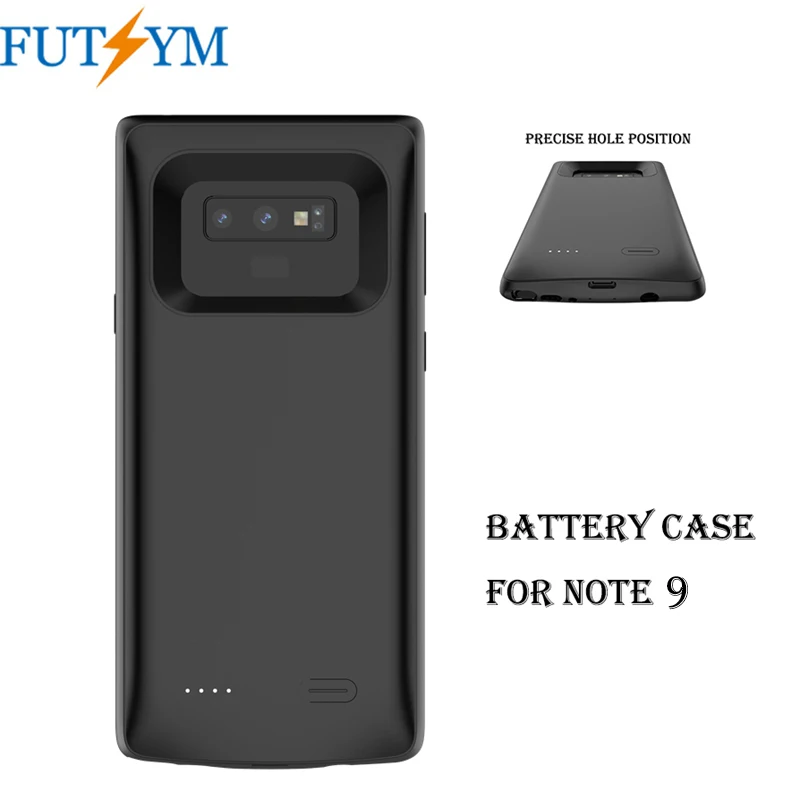 Роскошный 5000 мАч Зарядное устройство ультра тонкий чехол для samsung Galaxy Note 9 power Bank