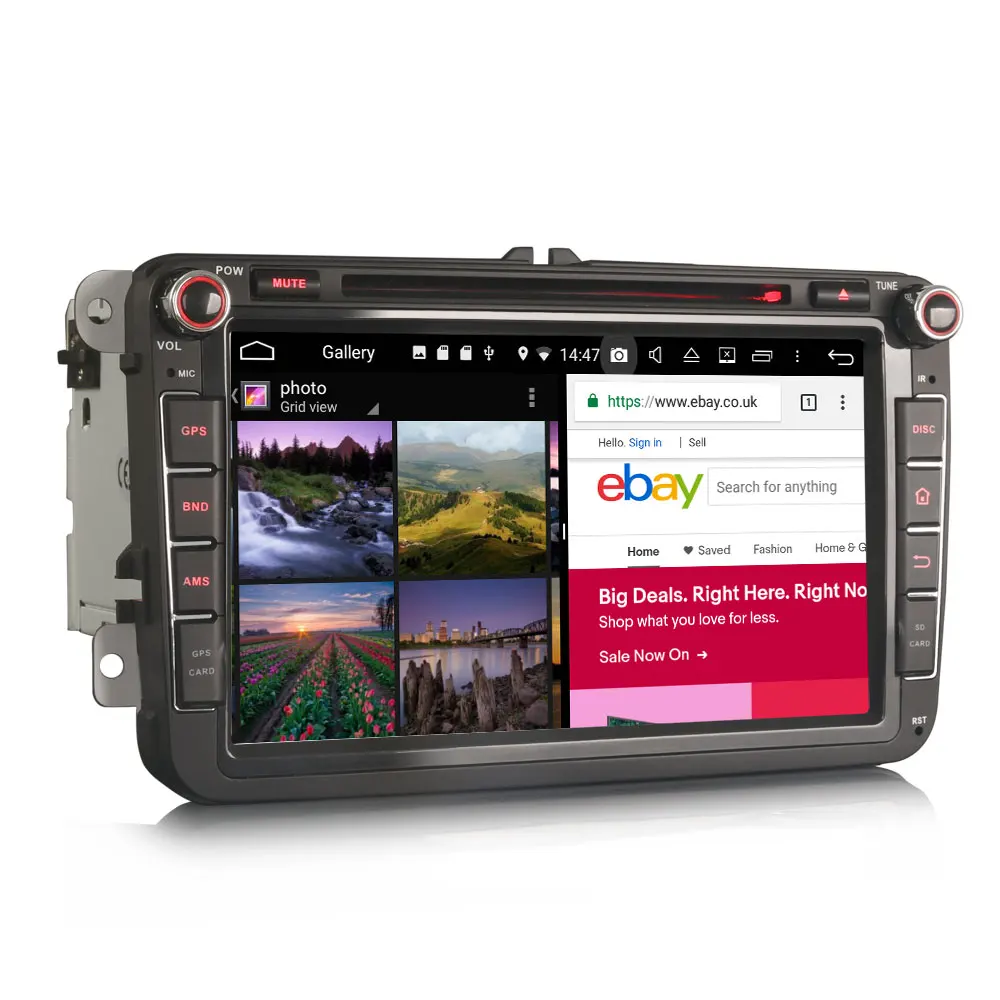 Автомобильный DVD мультимедийный GPS радиоприемник 8 дюймов Android 1 для Skoda Roomster 2003 2015