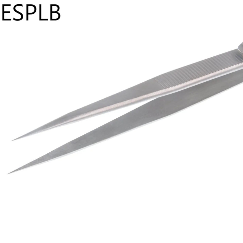 ESPLB Precision Slide Lock антистатические пинцеты 6 ''алмаз регулируемый Пинцет для ювелирных изделий электронный компонент инструменты
