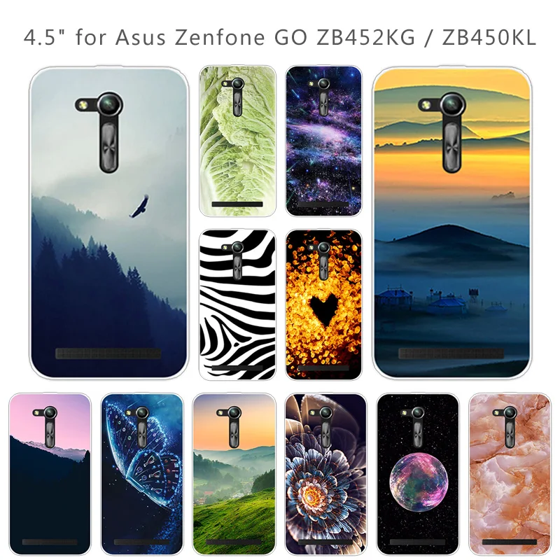 Мягкий ТПУ чехол для телефона Asus Zenfone GO 2nd Gen zb452кг ASUS_X014D ZB450KL 4 5 дюйма прозрачный