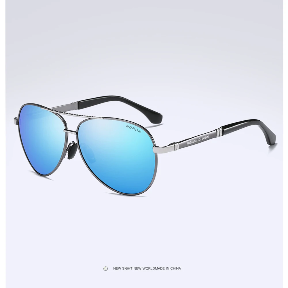 High-end Al-mg Alloy Cool Men Sun Glasses Polarized Mirror Sunglasses Custom Made Myopia Minus Prescription Lens -1 to -6