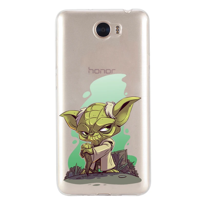 Модный чехол для телефона Huawei P10 lite Y5 2017 Y6 II Y7 Nova 2 Plus P8 P9 Honor 9 6A Mate 10 Star Wars мультфильм