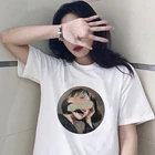 Женская рубашка с длинным рукавом, Повседневная приталенная рубашка с косым воротником в стиле Харадзюку, в стиле очень странные дела, осень 2019