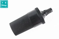 1pcs car accessory 12v 24v female cigarette lighter inline socket connector conversion plug