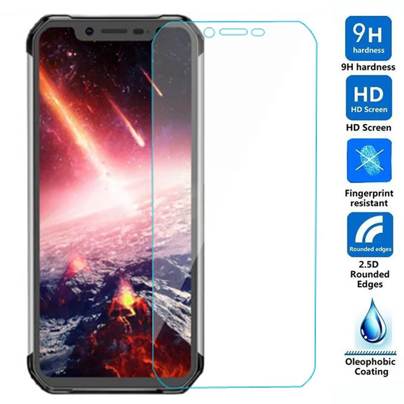 

10pcs/lot Full Glue Tempered Glass Original 9H High Quality Protective Film Screen Protector for Blackview BV9600 Pro