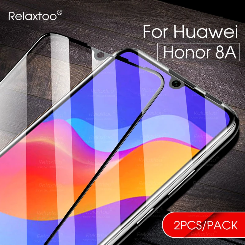 2 шт. защитное стекло на Honor 8A Glas защитное закаленное стекло для huawei Honor Play 8A Pro A8 Honor8A 6,09 ''Защитная пленка для экрана