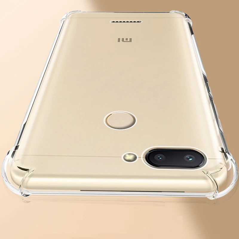 YUETUO роскошный противоударный мягкий ТПУ чехол для телефона xiaomi redmi 6 6a a