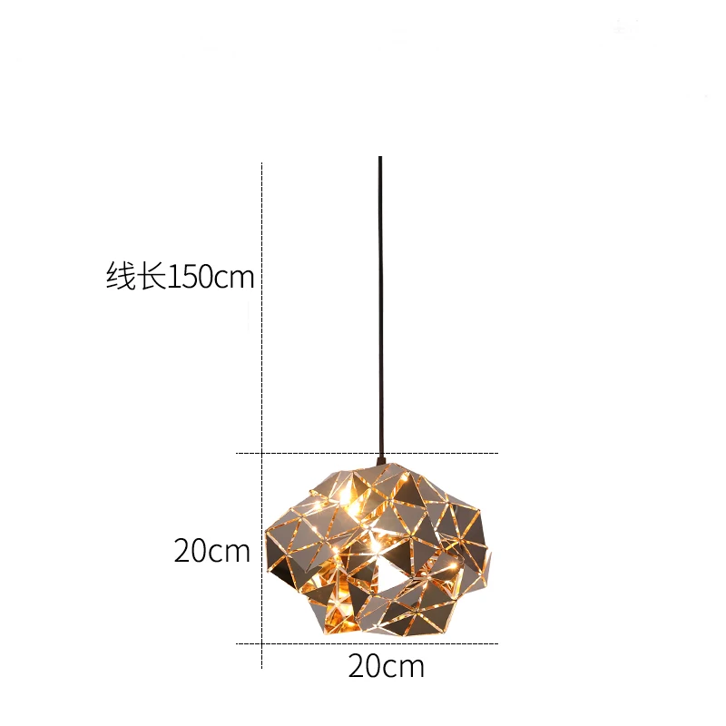 Свеча ШАР подвесные светильники свет led hanglamp Лофт Декор лампы подвесной