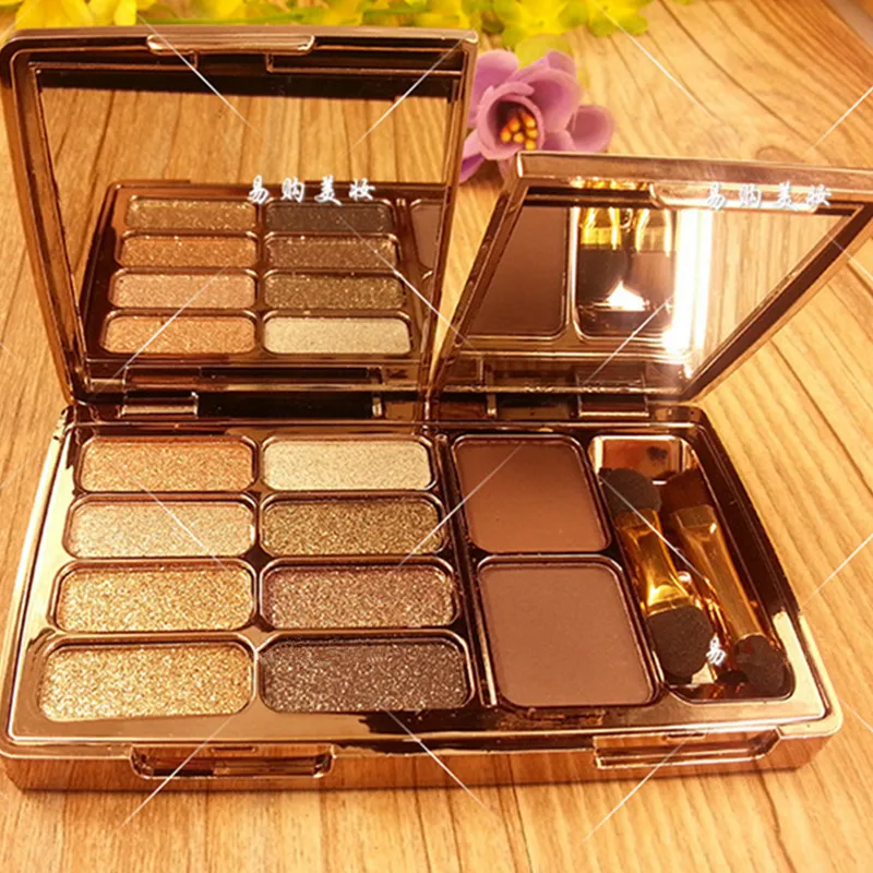 Палитра теней для век Алмазная яркие красочные макияж Тени Make Up Set flash блеск с