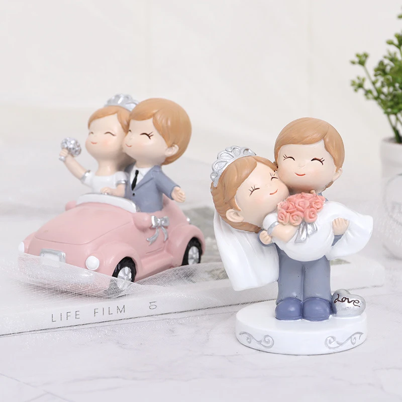 Мультфильм пара модель Фигурка креативный любовник мини-орнамент Декор торт