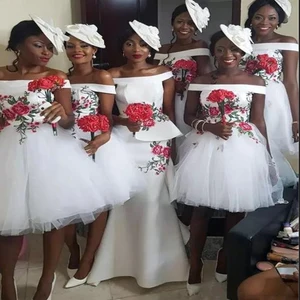 bridesmaid dresses 2021 Off Shoulder satin wedding guest dress A-line Cheap prom dress Appliques Tulle Skirt wedding party dress bridesmaid dresses 2021 Off Shoulder satin wedding guest dress A-line Cheap prom dress Appliques Tulle Skirt wedding party dress