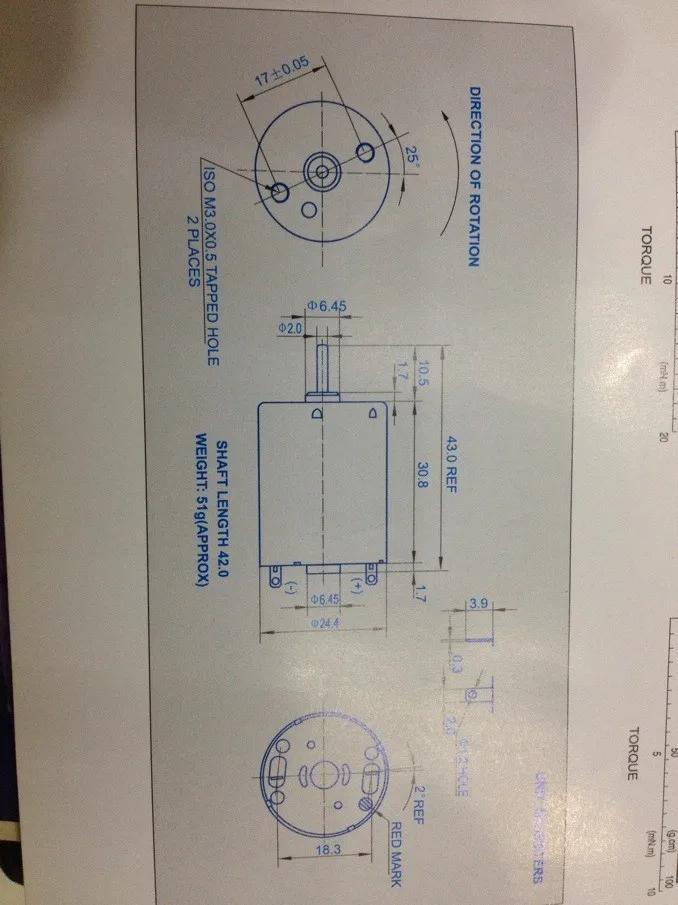 Физический магазин продаж Точка питания постоянного тока 12V RF-370-22170 мотор