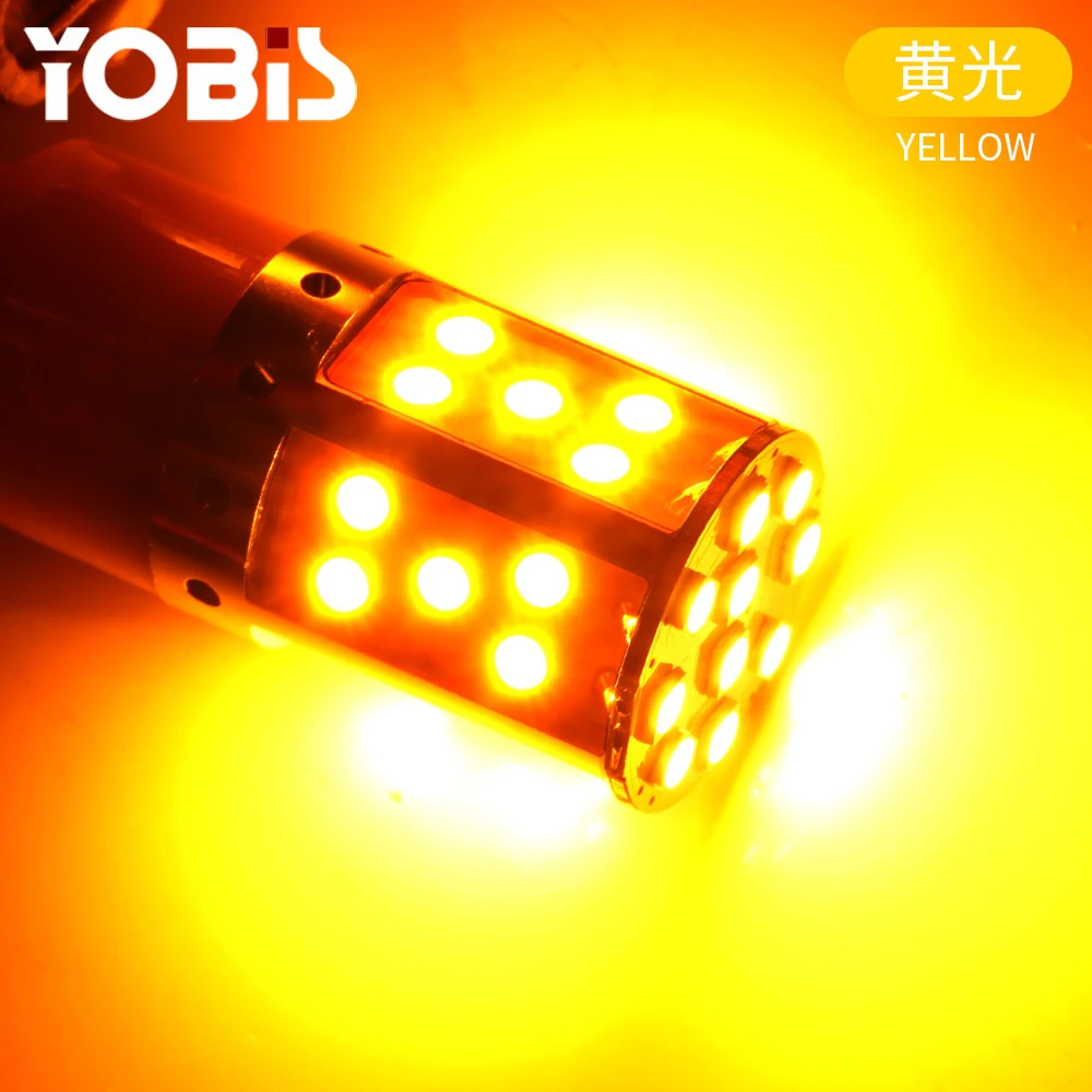 1x1156 T20 7440 W21W 3030 35 SMD без ошибки LED Canbus указатель поворота 12-24 В постоянного тока
