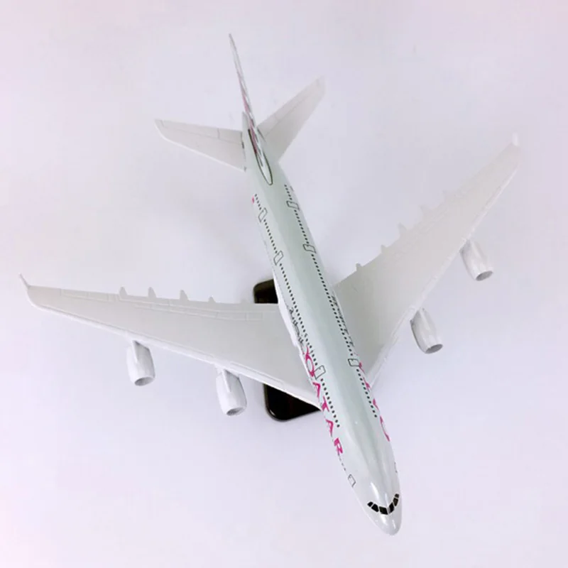 18 см 1:400 Airbus A380 QATAR Airplane самолет Сплав статическая модель Solide с базовым дисплеем