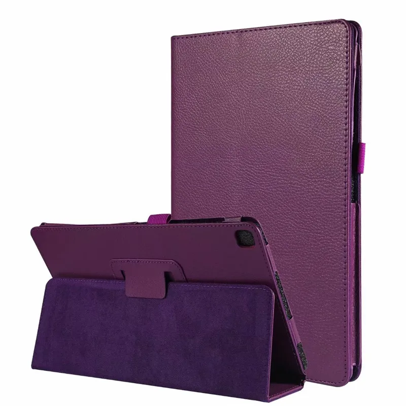 Purple Чехол из искусственной кожи чехол для samsung Galaxy Tab A SM-T510 SM-T515 T510 T515 чехол для планшета чехол-подставка для Tab A 10,1 '' Funda чехол - Цвет: Purple