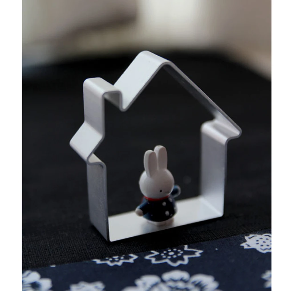 

Top quality Aluminium House Shapes Biscuit Cake Steel Cutter Baking Mold Tool