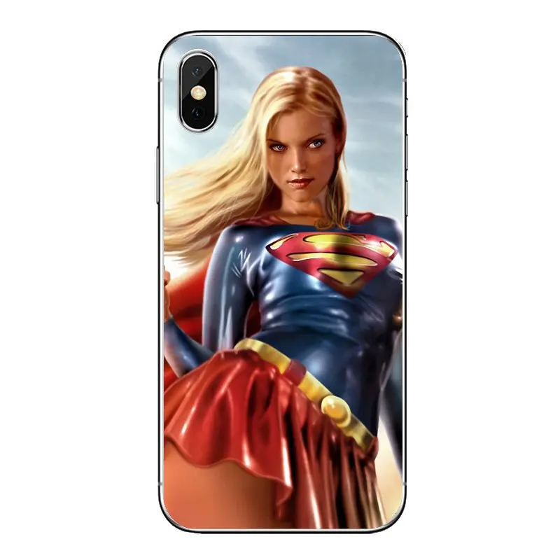 For Nokia 2 3 5 6 8 9 230 3310 2.1 3.1 5.1 7 Plus Supergirl Super Girl Ladies tyndall Pattern Transparent Soft Cases Covers |