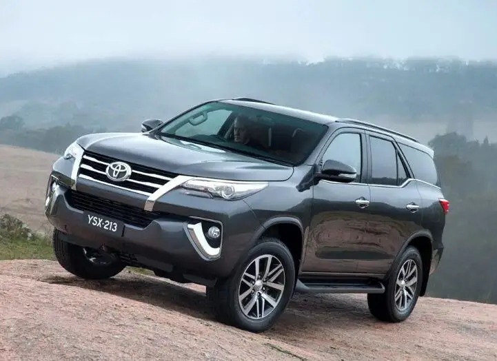 ABS Хром передний бампер решетка капота Крышка двигателя планки для Toyota Fortuner по EMS