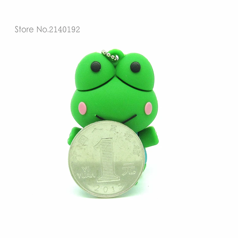 Силиконовый USB флеш накопитель в виде лягушки 4 ГБ 8 16 32 2 0|storage device|u disk32gb usb |