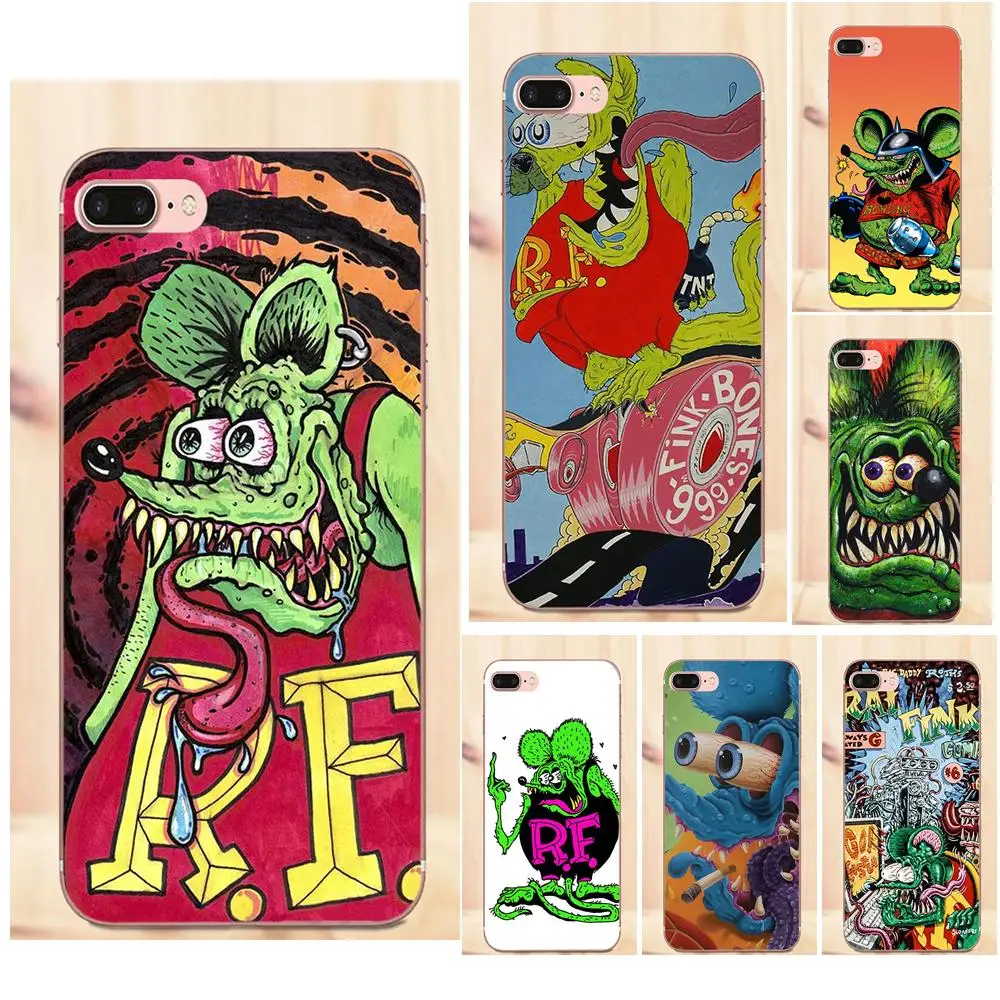 Maerknon для Sony Xperia Z Z1 Z2 Z3 Z4 Z5 compact Mini Premium M2 M4 M5 T3 E3 E5 XA TPU Mobile Shell Tales of the Rat Fink|Бамперы| |