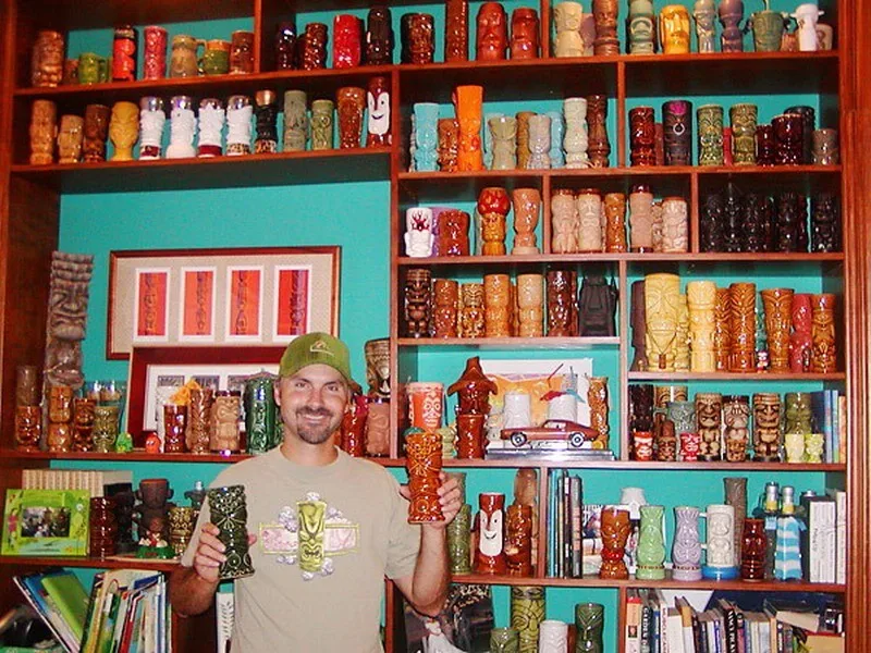 Креативная стеклянная кружка Tiki, барная посуда, кружки для коктейлей, пива, вина, чашка Гавайского искусства, керамическая чашка, аксессуары для вина, керамические изделия