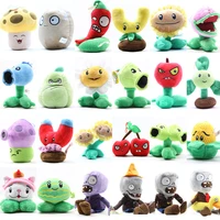 24pcslot plants vs zombies plush stuffed toys plants vs zombies pvz plants zombies plush toy doll for kids gifts party toys