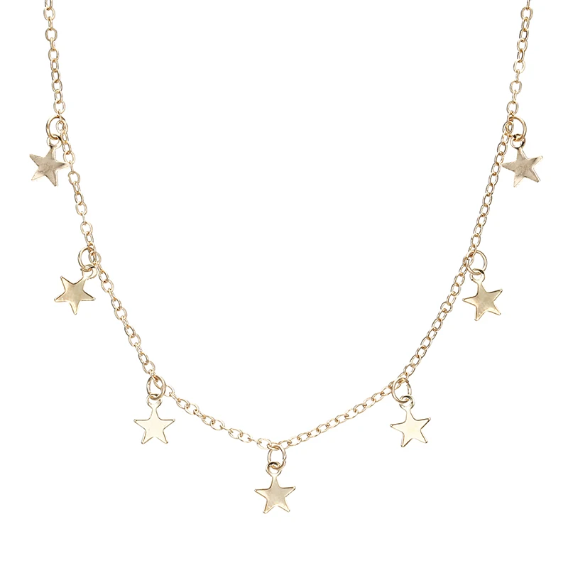 Boho Star простое ожерелье с подвеской для женщин 2018 богемное цветочное s винтажное
