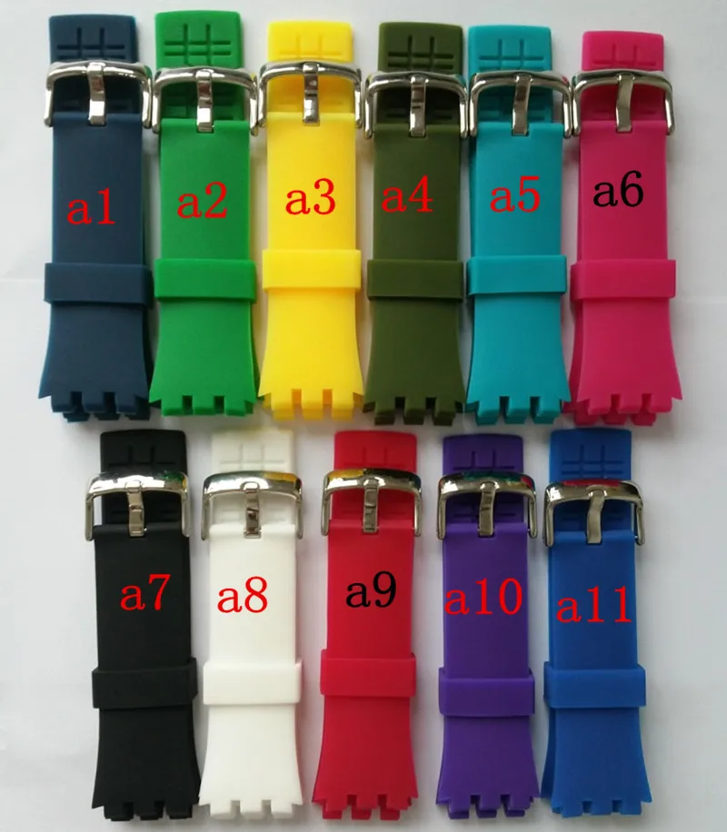 Новинка! Силиконовый ремешок для часов Swatch Touch surb100surw100 аксессуары часов|accessories