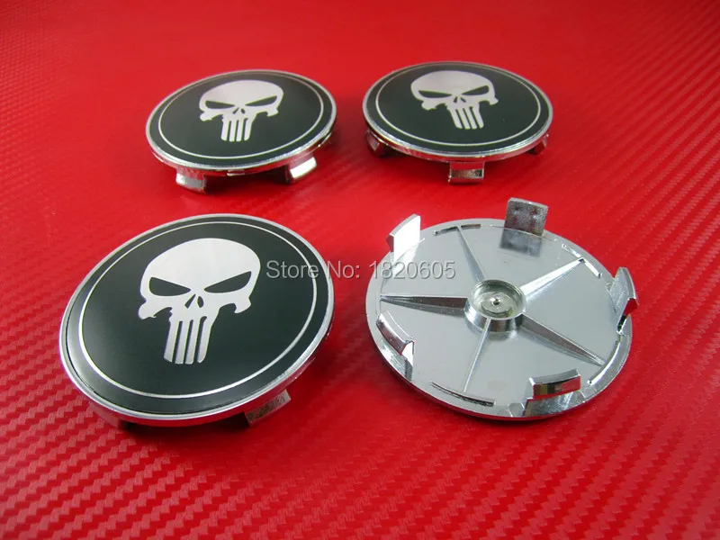 4 шт./компл. стиль череп хромовый логотип эмблема значок Колпаки Ступицы Колеса