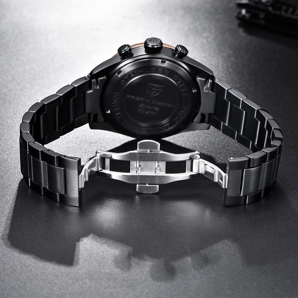 Элитный бренд PAGANI Дизайн Хронограф Спортивные часы Для мужчин Reloj Hombre полный