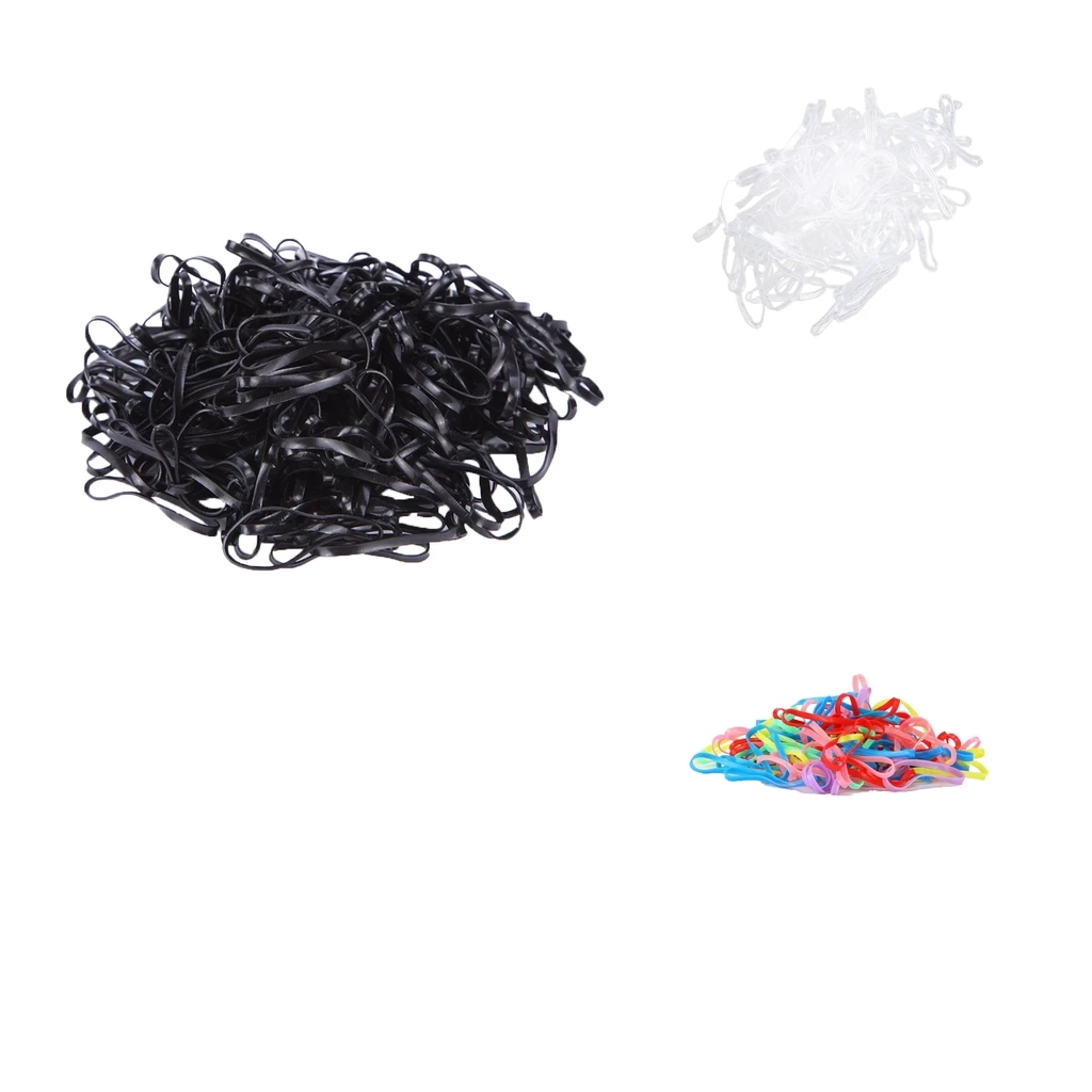 300 шт. эластичные резинки для волос держатель конского хвоста аксессуары девушек