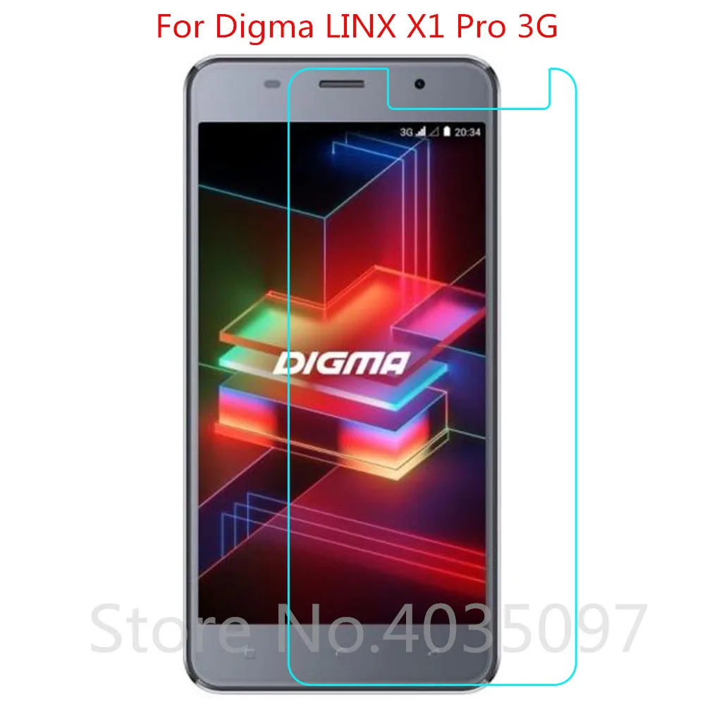Защитное стекло закаленное 2.5D 9H для Digma LINX X1 Pro/3G|Защитные стёкла и плёнки