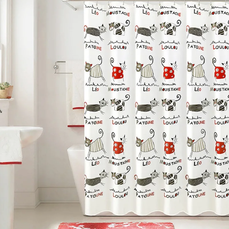 12 шт. водонепроницаемые занавески для душа и ванны | Дом сад