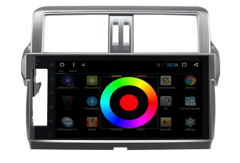10 1 &quotВосьмиядерный Android 8 Автомобильный мультимедийный плеер GPS для Toyota Prado 150 LC150