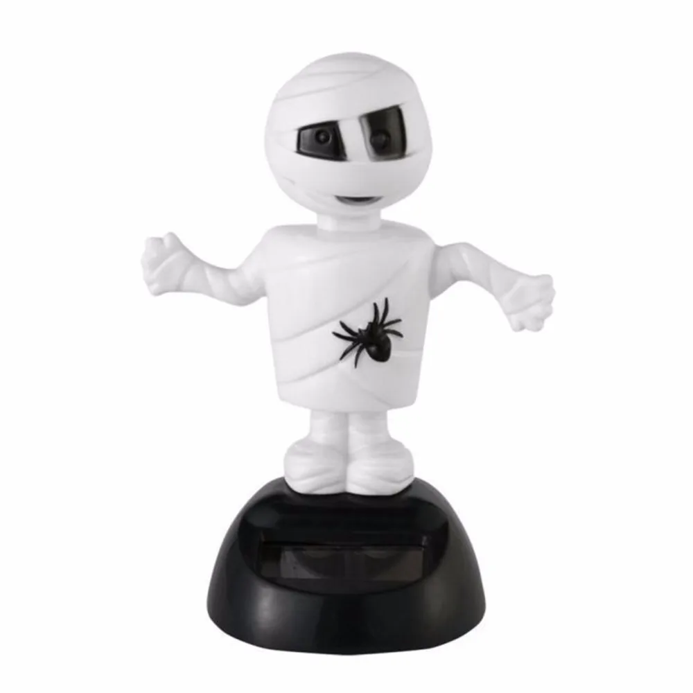 New Christmas Halloween Dancing Car Cute Adorable Multi style Solar Powered Table Home Decor Gifts Kids Solar Power Toy#281237