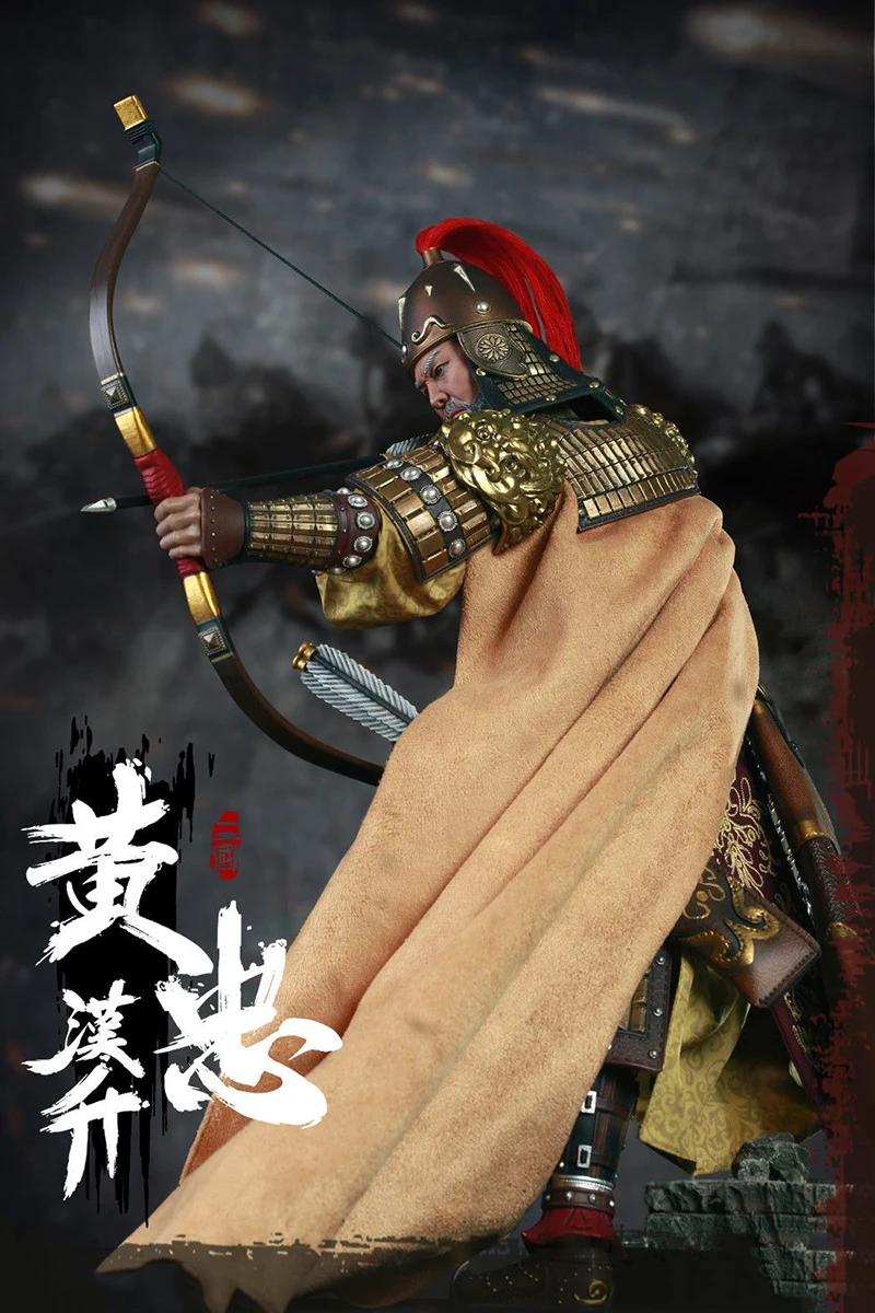 Коллекция 1/6, полный набор, три царства, SERIES-HUANG ZHONG A.K.A HANSHENG, коллекционная фигурка, модель для поклонников, подарки